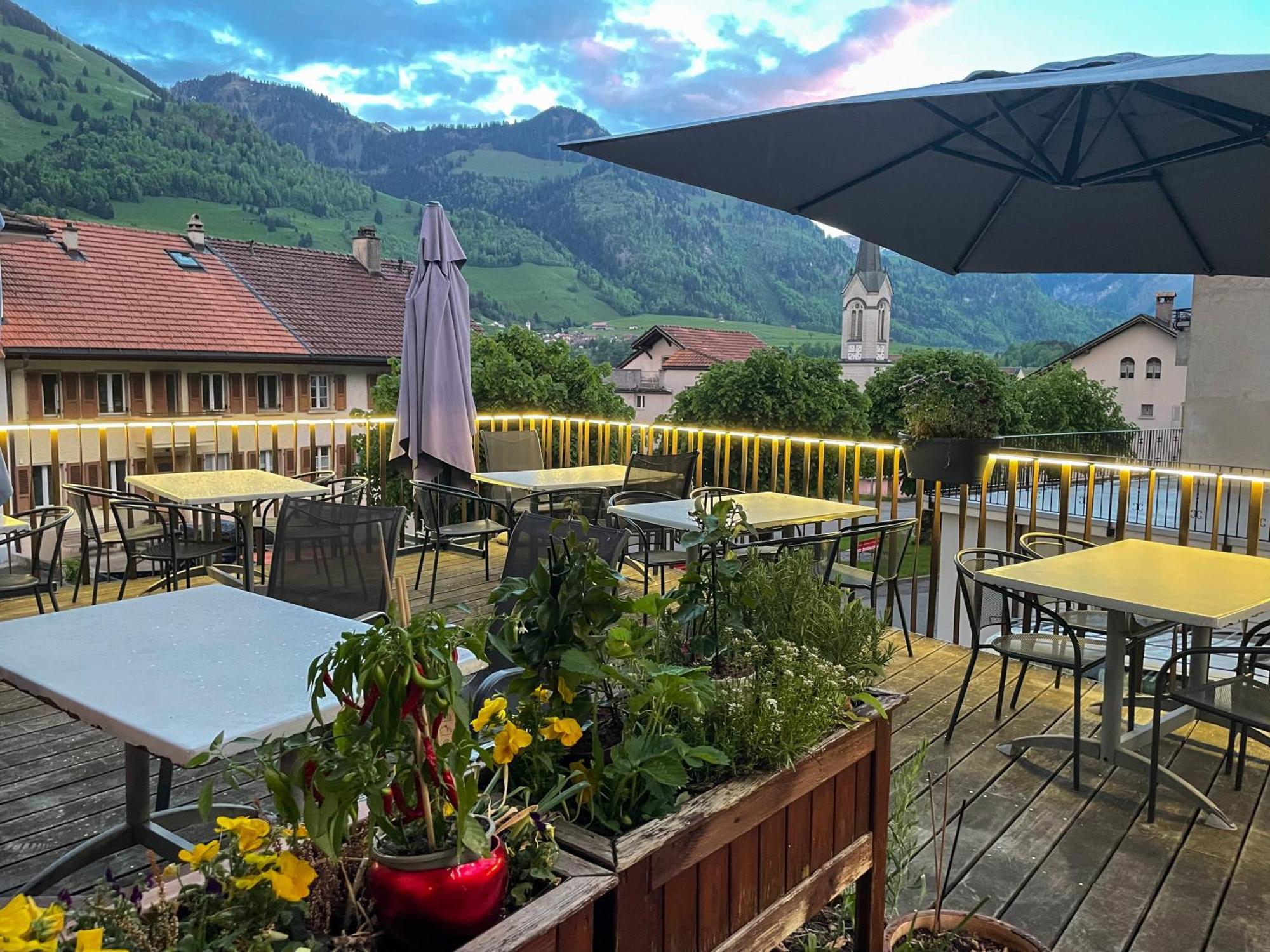 Auberge De L'Ange Albeuve Dış mekan fotoğraf