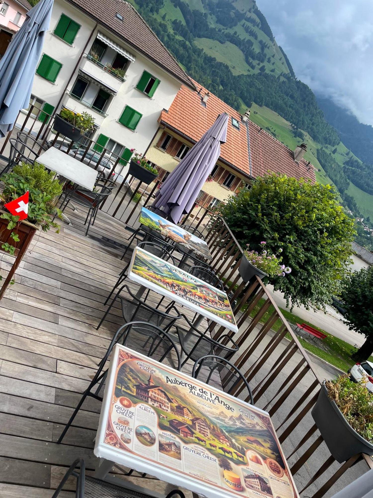 Auberge De L'Ange Albeuve Dış mekan fotoğraf